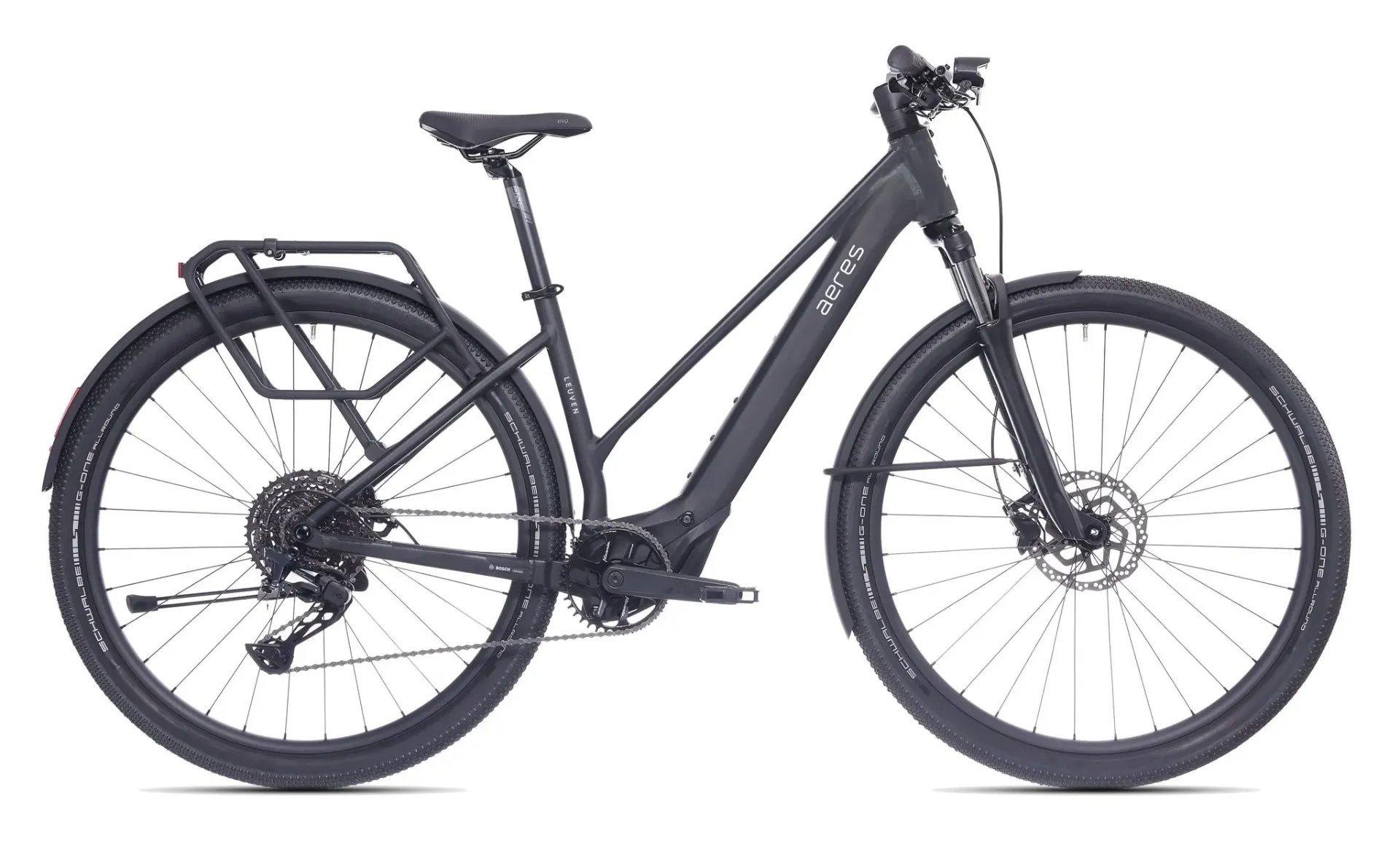 LEUVEN SX 9 Mid Step - 400Wh Dark Grey